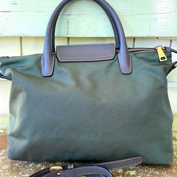 🍉SOLD🍉Prada green tessuto two way tote - Picture 5 of 17